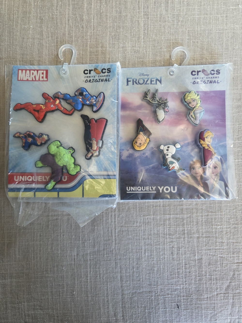 Marvel and Disney Frozen Jibbitz Charm Pack - Multi-Color
